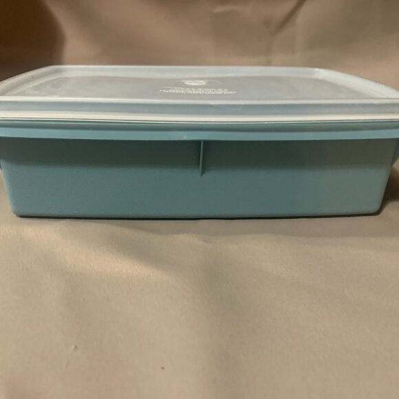 TUPPERWARE - vintage Store n Go Organizer 767-1 TUPPERCRAFT Country Blue, craft - Picture 7 of 7